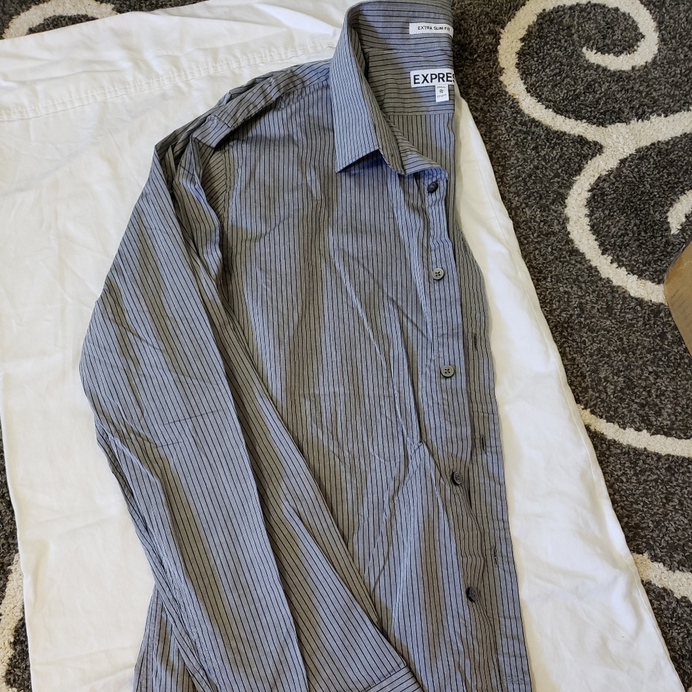 Mens Button Down Dress Shirt